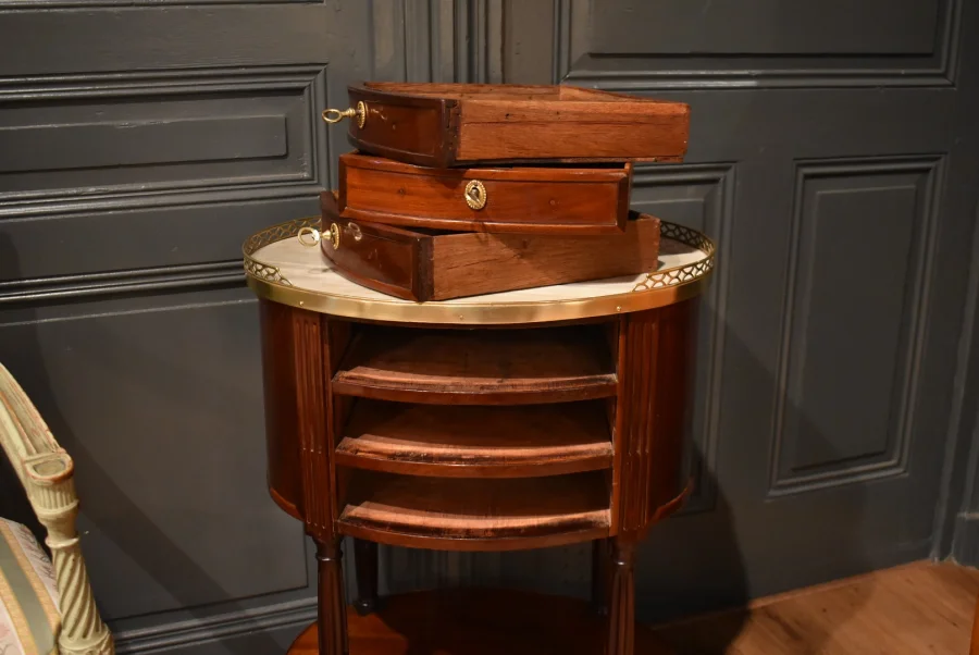 Table chiffonnière Louis XVI
