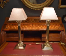 Paire de lampes de style Empire