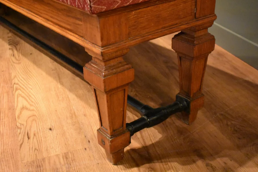 Grande banquette de style Louis XIV
