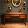 Großer Schreibtisch (bureau plat) im Stil Louis XVI