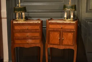 Paar nachtkastjes in Louis XV-stijl — Zeer goede staat