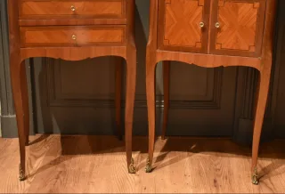 Paar nachtkastjes in Louis XV-stijl — Zeer goede staat