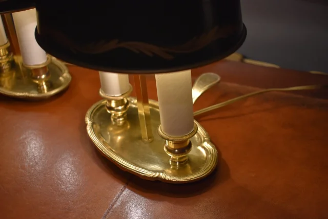 Paire de petites lampes bouillotte — Très bon état