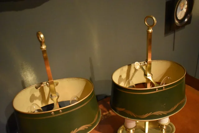 Paire de petites lampes bouillotte — Très bon état