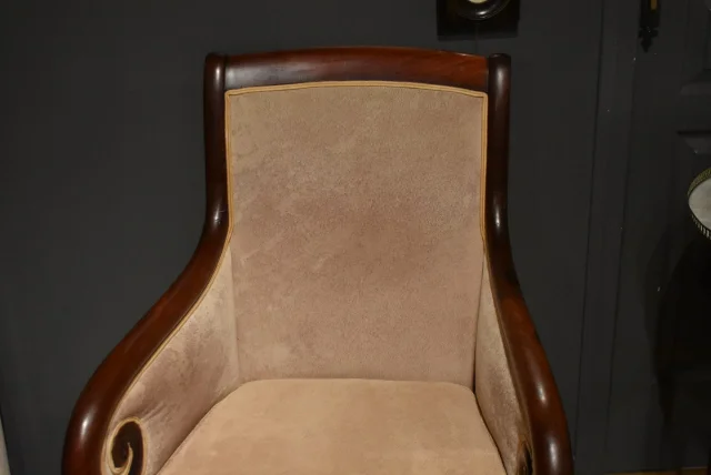 Paire de bergères d'époque Restauration — Bon état