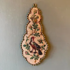 Porte-montre en sablé de perles début XIXème