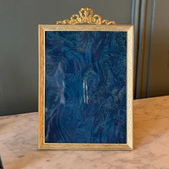 Large Louis XVI-style photo frame, 28 cm x 19.5 cm