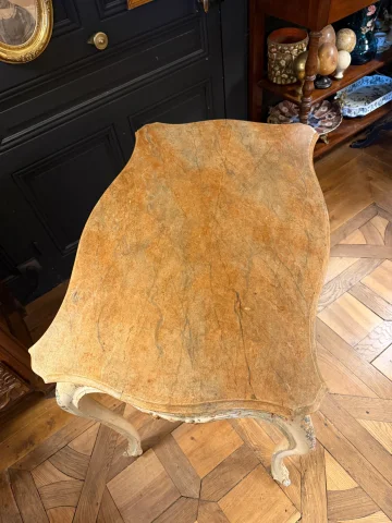 Louis XV Style Lacquered Wood Centre Table — Good condition