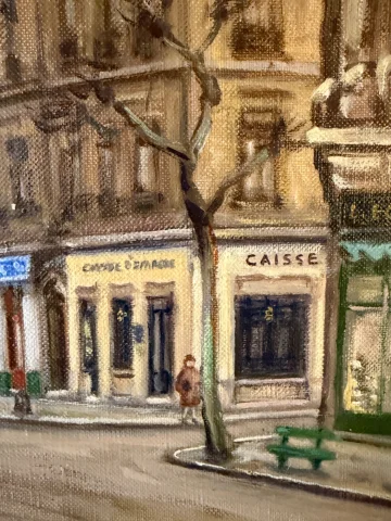 Улицы Лиона, пейзаж Н. Сафронова — Очень хорошее состояние