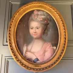 Portrait of a lady with a bird, early 19th century