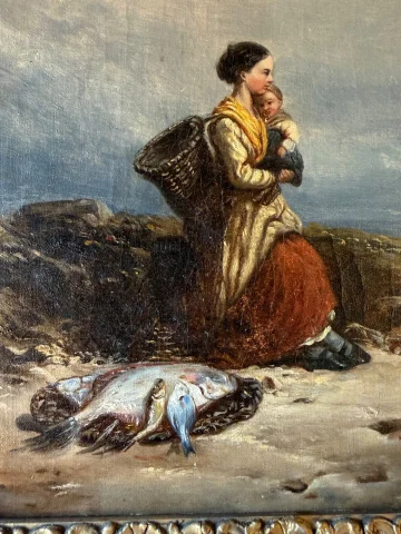 Return from Fishing, after Friedrich Fritz Hildebrandt — Very good condition