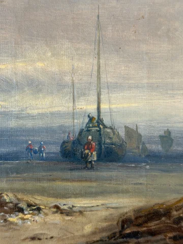 Return from Fishing, after Friedrich Fritz Hildebrandt — Very good condition