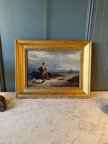 Return from Fishing, after Friedrich Fritz Hildebrandt — Very good condition