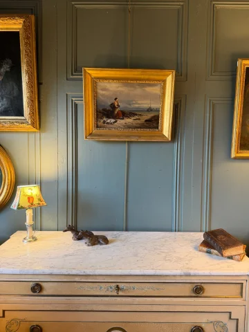 Return from Fishing, after Friedrich Fritz Hildebrandt — Very good condition