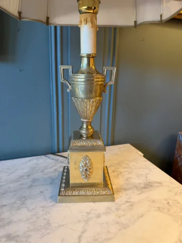 Cassolette-Lampe aus Bronze, Höhe 58,5 cm — Sehr guter Zustand
