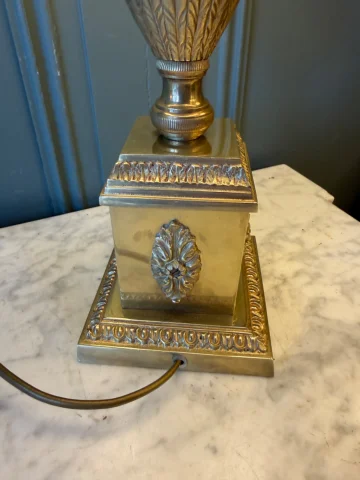 Cassolette-Lampe aus Bronze, Höhe 58,5 cm — Sehr guter Zustand