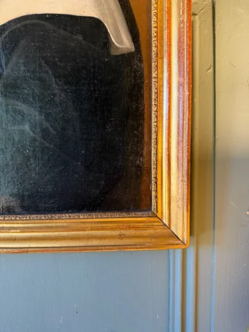 Portret van een jonge non, 19e eeuw — Zeer goede staat