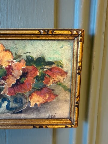 Small floral watercolour — Very good condition