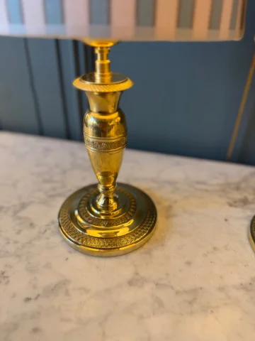 Pair of Wireless Table Lamps, Height 32 cm — Very good condition
