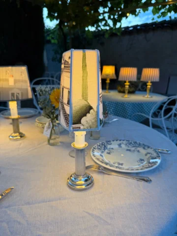 Kabellose Tischlampe, Höhe 34 cm — Sehr guter Zustand