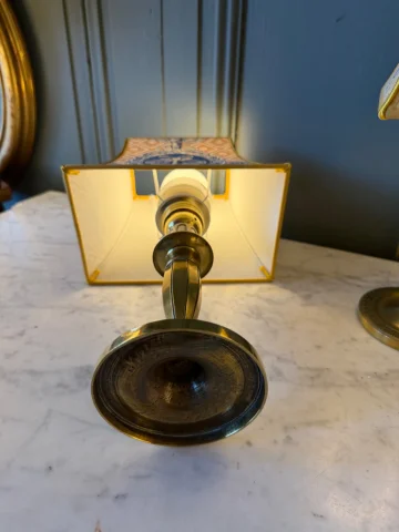 Paar kabellose Tischlampen, Höhe 35,5 cm — Sehr guter Zustand