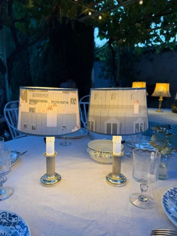 Paar kabellose Lampen, Höhe 32 cm — Sehr guter Zustand