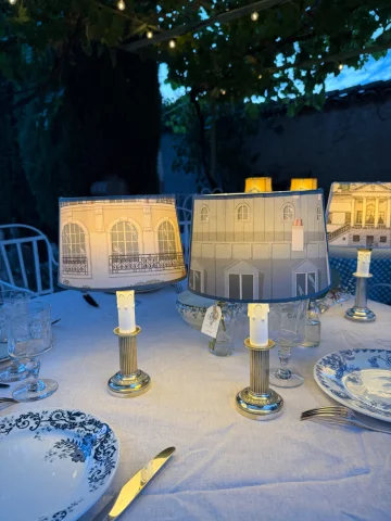 Paar kabellose Lampen, Höhe 32 cm — Sehr guter Zustand