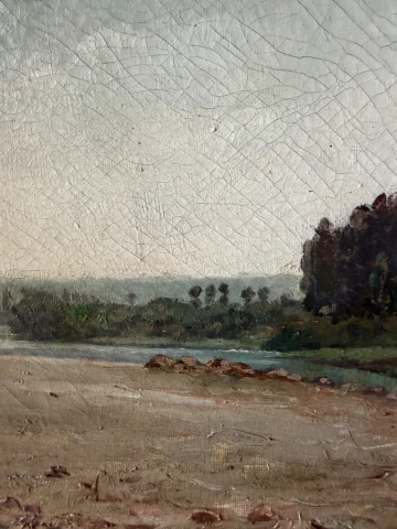 Étang en Dombes van Auguste Chaix — Zeer goede staat