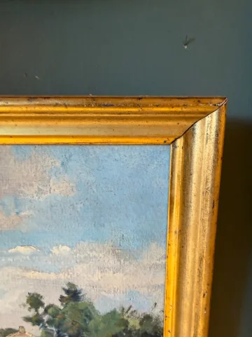 Country Landscape by Gaston Ploquin — Very good condition
