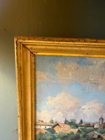 Country Landscape by Gaston Ploquin — Very good condition