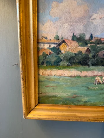 Country Landscape by Gaston Ploquin — Very good condition
