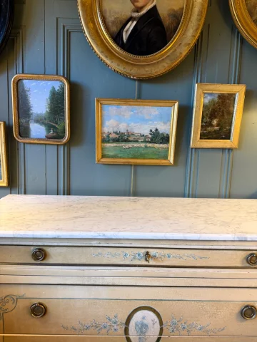 Country Landscape by Gaston Ploquin — Very good condition