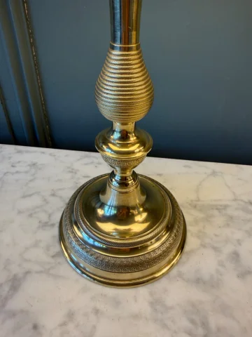 Paire de lampes en bronze XIXème, Hauteur 44 cm — Très bon état