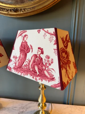 Paire de lampes en bronze XIXème, Hauteur 44 cm — Très bon état