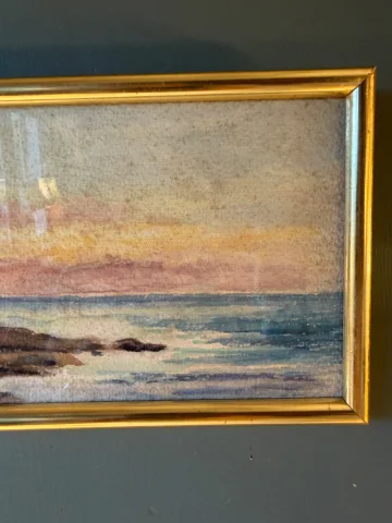 Seascape, early 20th century watercolour no. 4 — Very good condition