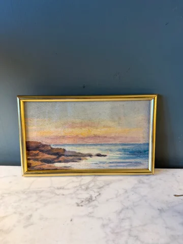 Seascape, early 20th century watercolour no. 4 — Very good condition