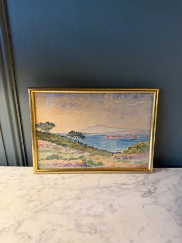 Seascape, early 20th century watercolour no. 9 — Very good condition