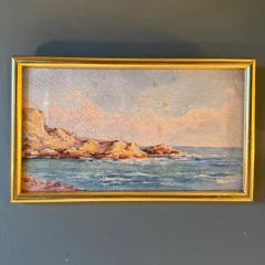 Bord de mer, aquarelle début XXème n°10