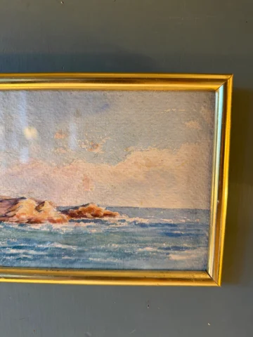Seaside, early 20th century watercolour no. 10 — Very good condition