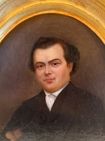 Portrait of an Elegant Gentleman, 19th Century — Very good condition