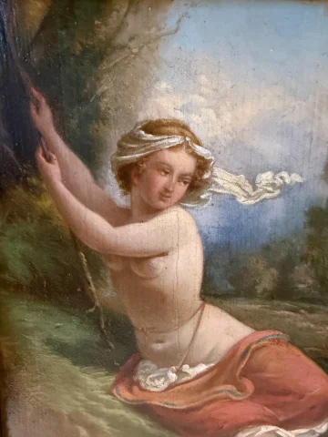 Jeune nymphe au bord de l'eau — Très bon état