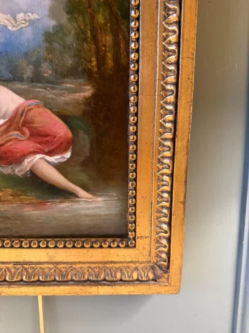 Jeune nymphe au bord de l'eau — Très bon état