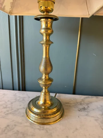 Pair of Bronze Lamps, 19th Century, Height 47 cm — Very good condition