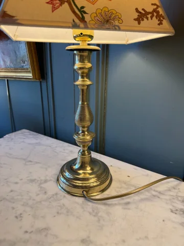 Pair of Bronze Lamps, 19th Century, Height 47 cm — Very good condition