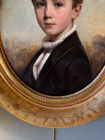 Portrait d'un jeune garçon par François-Gabriel Lépaulle, daté 1849

Retrato de un niño por François-Gabriel Lépaulle, fechado en 1849 — Muy buen estado
