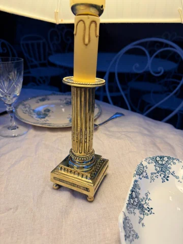 Paar kabellose Lampen, Höhe 36,5 cm — Sehr guter Zustand