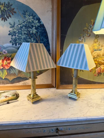 Paar kabellose Lampen, Höhe 36,5 cm — Sehr guter Zustand