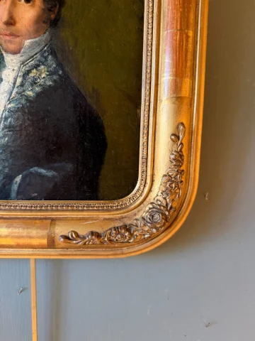 Porträt eines jungen Elegant, 19. Jahrhundert — Sehr guter Zustand