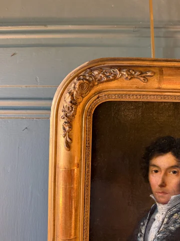 Porträt eines jungen Elegant, 19. Jahrhundert — Sehr guter Zustand