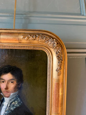 Porträt eines jungen Elegant, 19. Jahrhundert — Sehr guter Zustand